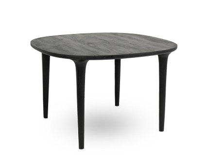 MaMaison stół jadalniany LAMINAR 120 czarny / drewno