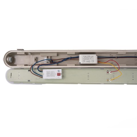 Oprawa Hermetyczna LED V-TAC SAMSUNG CHIP 36W 120cm 120Lm/W ML SS Clip Czujnik Ruchu VT-120136S 4000K 4320lm 3 Lata Gwarancji