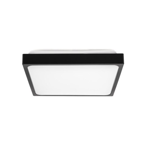 Plafon V-TAC 30W LED Kwadrat IP44 42x42cm Czarny VT-8630B-SQ 6500K 3000lm