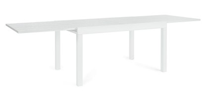 BIZZOTTO stół ogrodowy CLIV 135-270 biały / rozkładany