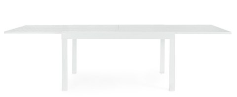 BIZZOTTO stół ogrodowy CLIV 135-270 biały / rozkładany