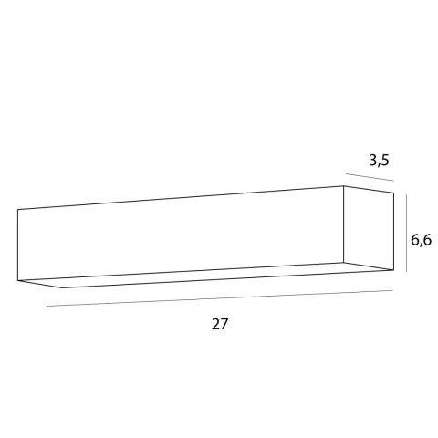MAXLIGHT C0254 LAMPA SUFITOWA X-LINE 14W