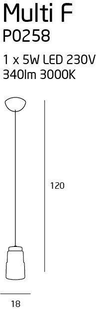MAXLIGHT P0258 LAMPA WISZĄCA MULTI F MAXLIGHT P0258 LAMPA WISZĄCA MULTI F