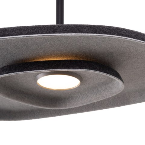 MAXLIGHT P0560 LAMPA WISZACA DEUX BLACK&GREY MAXLIGHT P0560 LAMPA WISZACA DEUX BLACK&GREY