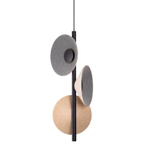 MAXLIGHT P0563 LAMPA WISZACA PURO CREAM&GREY