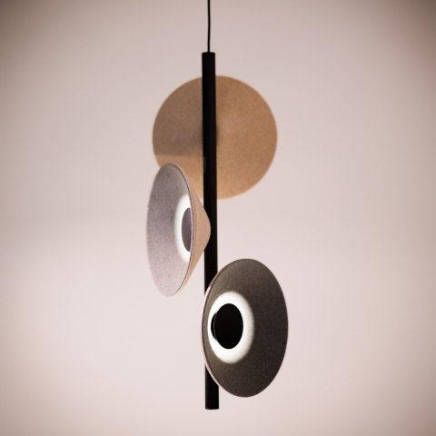 MAXLIGHT P0563 LAMPA WISZACA PURO CREAM&GREY