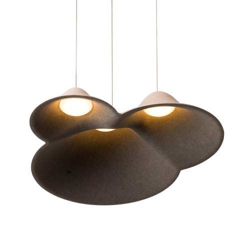 MAXLIGHT P0566 LAMPA WISZACA BELLMOND CREAM&GREY