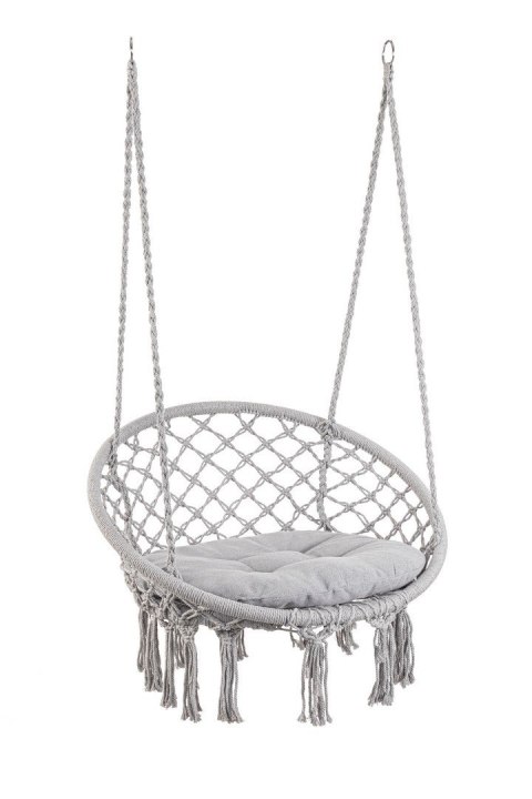 BIZZOTTO fotel wiszący ogrodowy JAVIER szary