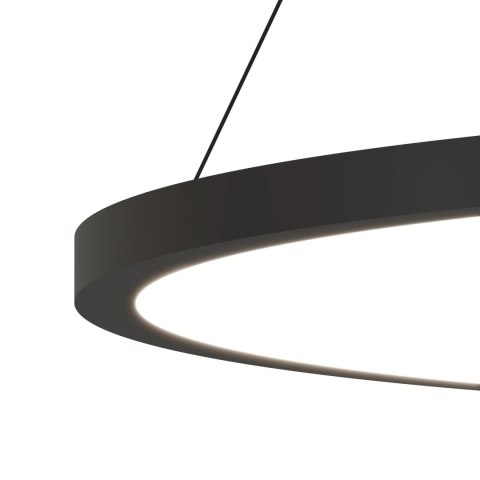 Lampa Wisząca Ringa LED czarna PL0150-BK Lampa Wisząca Ringa LED czarna PL0150-BK