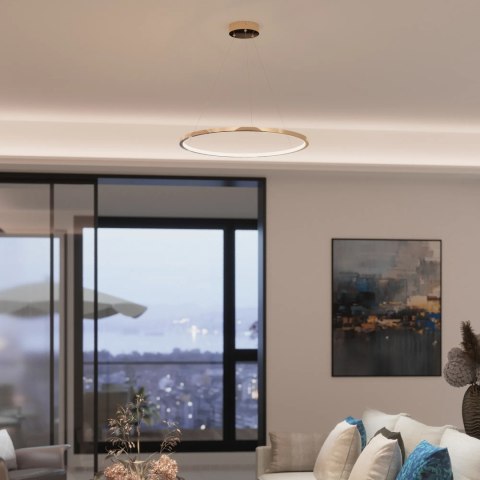 Lampa Wisząca Ringa LED złota PL0150-GD Lampa Wisząca Ringa LED złota PL0150-GD