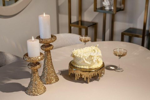 RICHMOND świecznik JULY L złoty