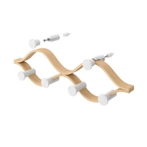 UMBRA wieszak MONTAGE 6 biały / naturalny