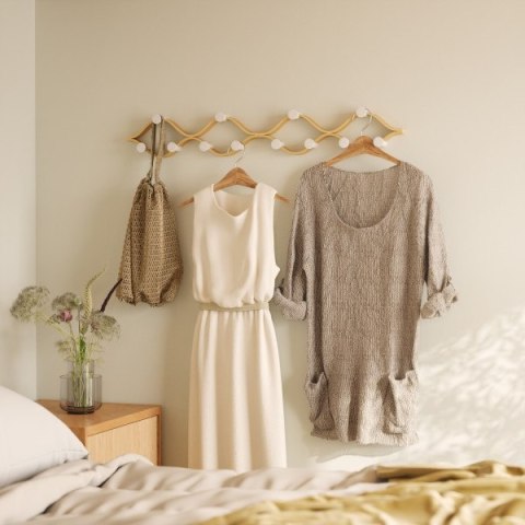 UMBRA wieszak MONTAGE 6 biały / naturalny