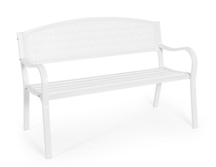 BIZZOTTO ławka ogrodowa LIZETTE biała