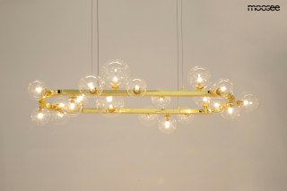 MOOSEE lampa wisząca ALURE OVAL 120 złota