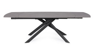 BIZZOTTO stół ogrodowy JOAKIM 160-240 czarny / rozkładany