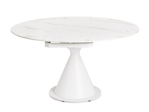 BIZZOTTO stół ogrodowy JONNI 85-135 biały / rozkładany