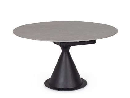 BIZZOTTO stół ogrodowy JONNI 85-135 czarny / rozkładany