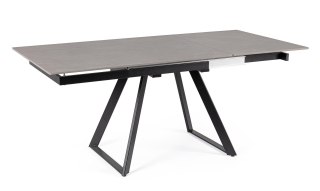 BIZZOTTO stół ogrodowy REETA 120-180 szary / rozkładany