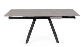 BIZZOTTO stół ogrodowy REETA 120-180 szary / rozkładany