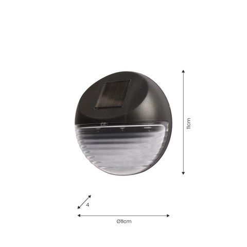 Lampa Solarna Wall 6000K IP44