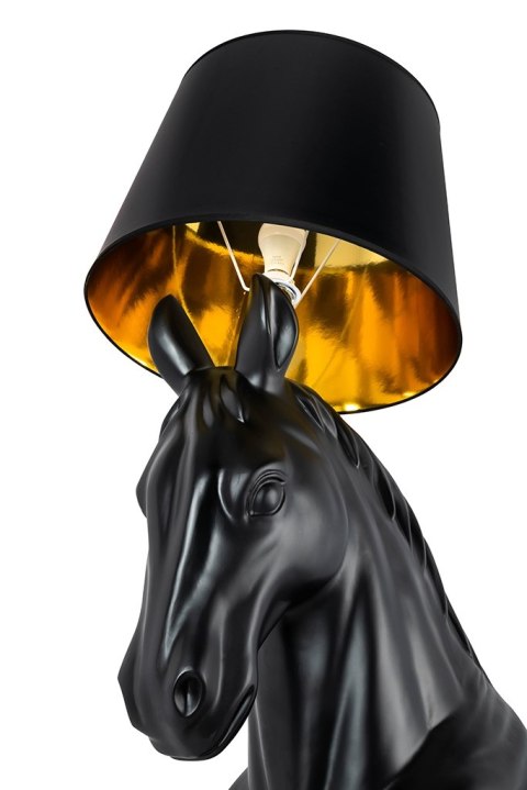 MOOSEE lampa podłogowa KOŃ HORSE STAND M czarna - włókno szklane