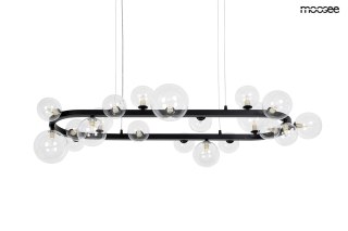 MOOSEE lampa wisząca ALURE OVAL 120 czarna