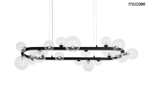 MOOSEE lampa wisząca ALURE OVAL 120 czarna