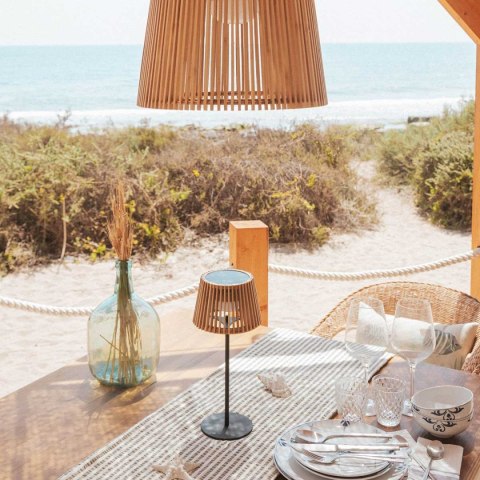 NEW GARDEN lampa stołowa OKINAWA SOLAR & BATTERY