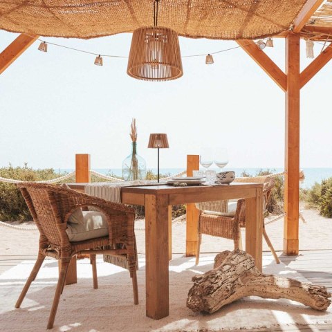 NEW GARDEN lampa stołowa OKINAWA SOLAR & BATTERY