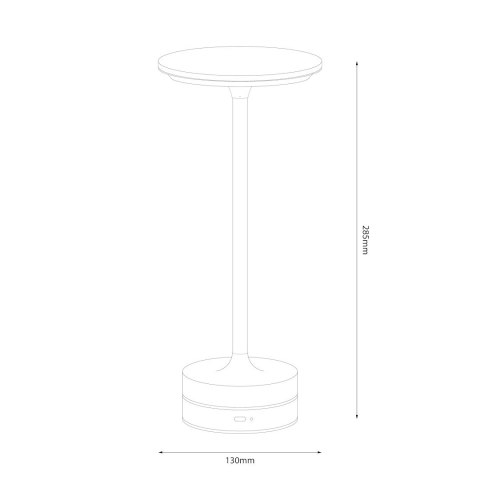 Lampka nocna TAVOLO Gold