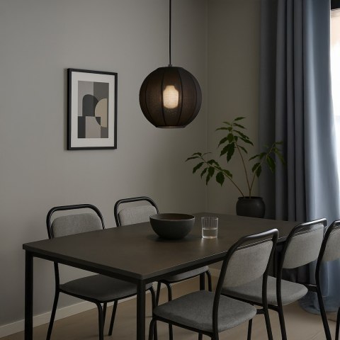 Lampa wisząca Dana Czarny 1xE27