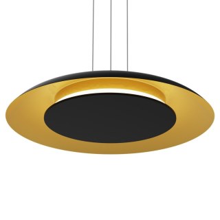 Lampa wisząca Piattino Czarny Złoty 30W LED 3000K-4000k-6000K