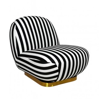 MaMaison fotel obrotowy AZURE biały / czarny