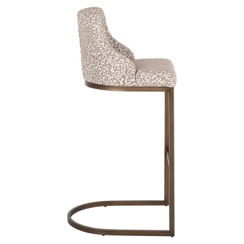 RICHMOND zestaw 2 krzeseł barowych BOLTON natural geo