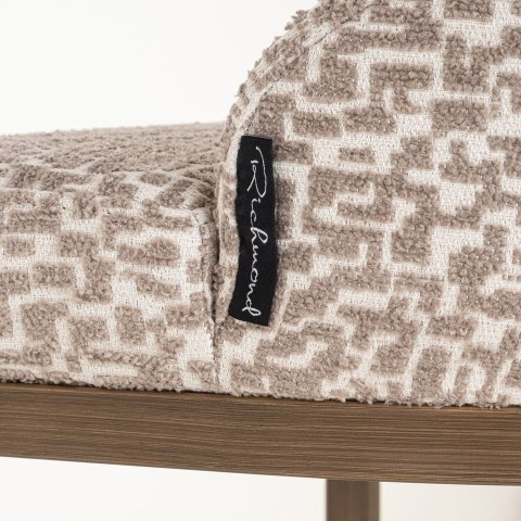 RICHMOND zestaw 2 krzeseł barowych BOLTON natural geo