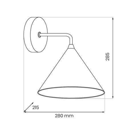 Kinkiet CAPITAL ROSE GOLD 1xGX53