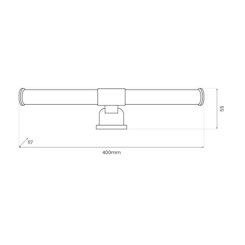 Kinkiet łazienkowy APA chrome 6W LED