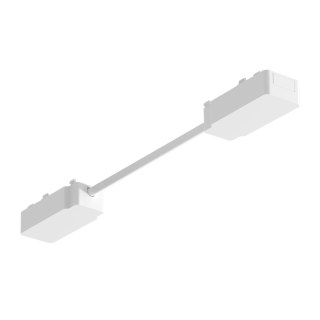 Slim Magnetic Track Biały Łącznik Podwójny z Kablem długim