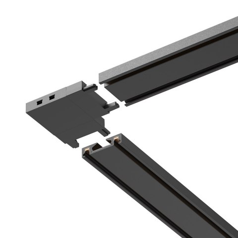 Slim Magnetic Track Czarny Łącznik Szyn L
