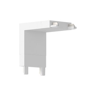 Slim Magnetic Track Narożnik Biały dół L