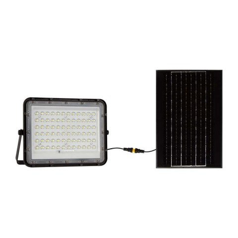 Projektor LED Solarny V-TAC 15W Pilot, AUTO, Timer, IP65 Czarny VT-120W 4000K 1200lm