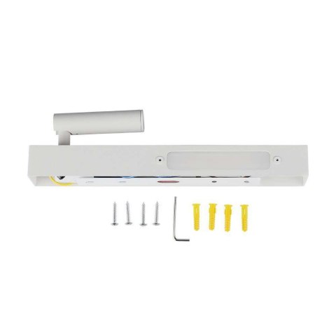 Oprawa LED V-TAC 3W+6W Kinkiet Hotel Łóżko Włącznik Biały VT-2953 3000K 680lm 3 Lata Gwarancji