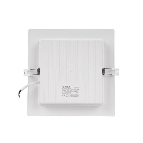 Panel LED V-TAC Wpuszczany Premium Downlight 18W Kwadrat 220x220 VT-61018 4000K 1980lm