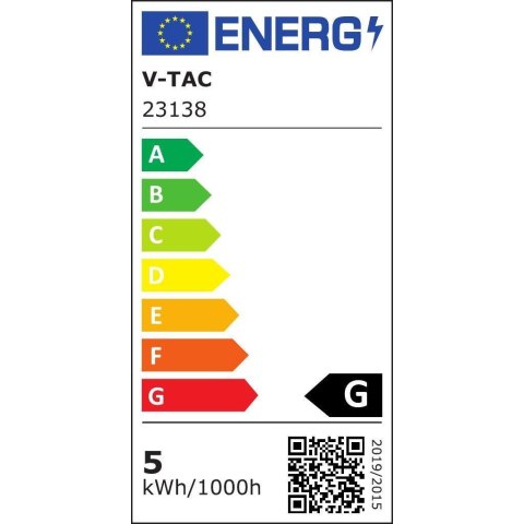 Taśma LED V-TAC Bezpunktowa COB 320LED 24V IP67 10W/m VT-COB 320 3000K 840lm