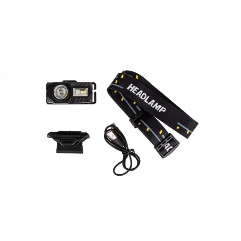 Latarka 3w1 Czołowa Rowerowa V-TAC 3W SMD Ładowanie USB-C IP43 VT-9902 190lm