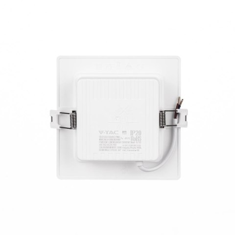 Panel Wpuszczany V-TAC 6W LED SAMSUNG CHIP Kwadrat 120x120mm VT-61006SQ-S 3000K 660lm