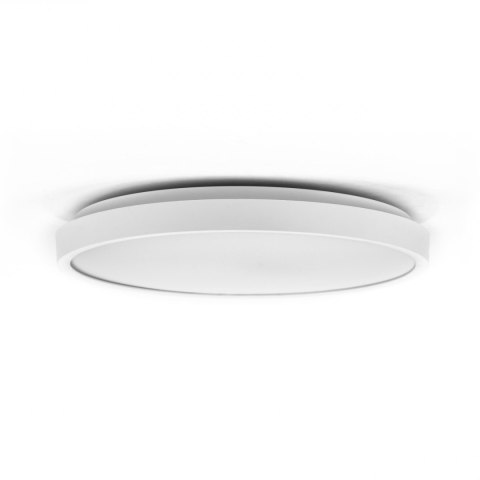Plafon V-TAC 24W LED Okrągły 35cm Natynkowy Pilot Czujnik Ruchu IP44 Biały VT-8624S 4000K 2500lm