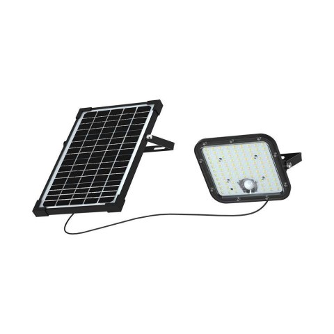 Projektor LED Solarny V-TAC 30W IP65, Pilot Timer, LiFePo 6.4V 6000mA Czarny VT-432 4000K 4800lm 3 Lata Gwarancji