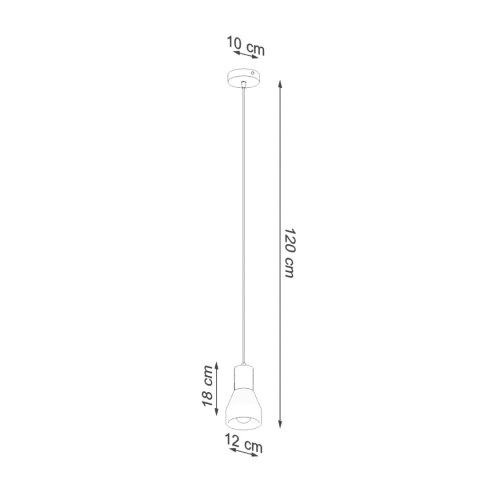 Lampa wisząca QUBIC czarna